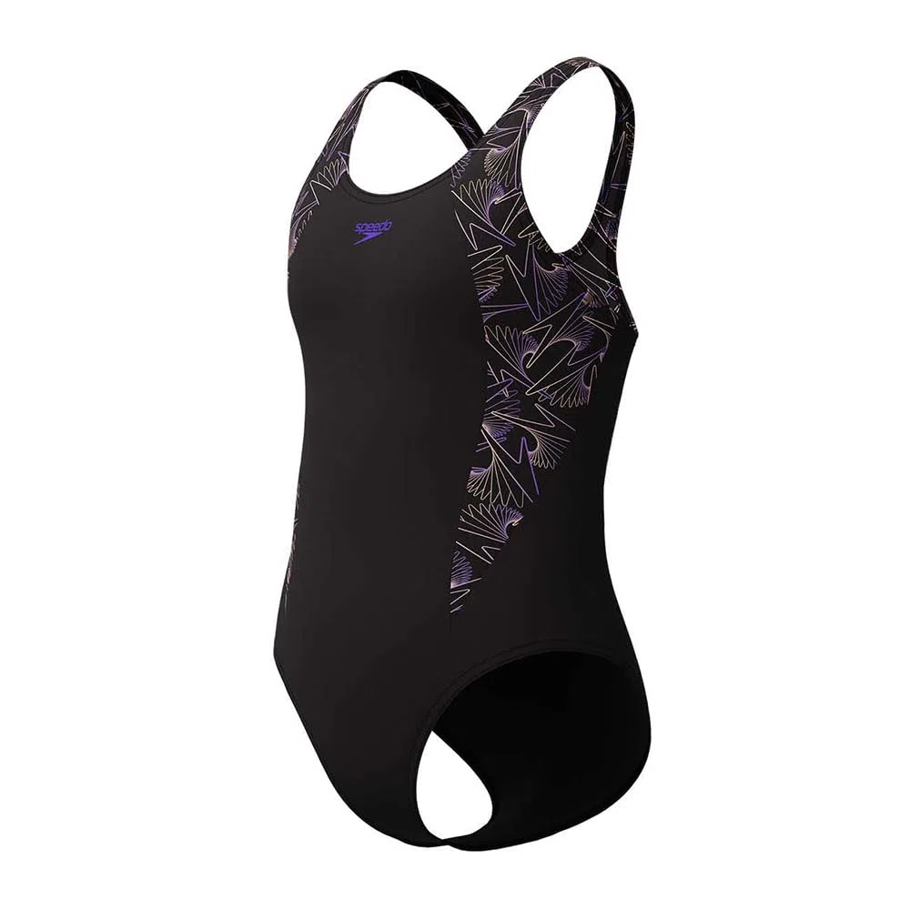 Speedo HyperBoom Splice Muscleback Badeanzug für Mädchen, Orange