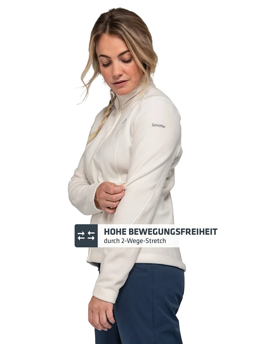 Schöffel Damen Fleece Jacket Leona3, leichte und wärmende Fleecejacke, schnell trocknende Outdoorjacke aus Tecnopile Material