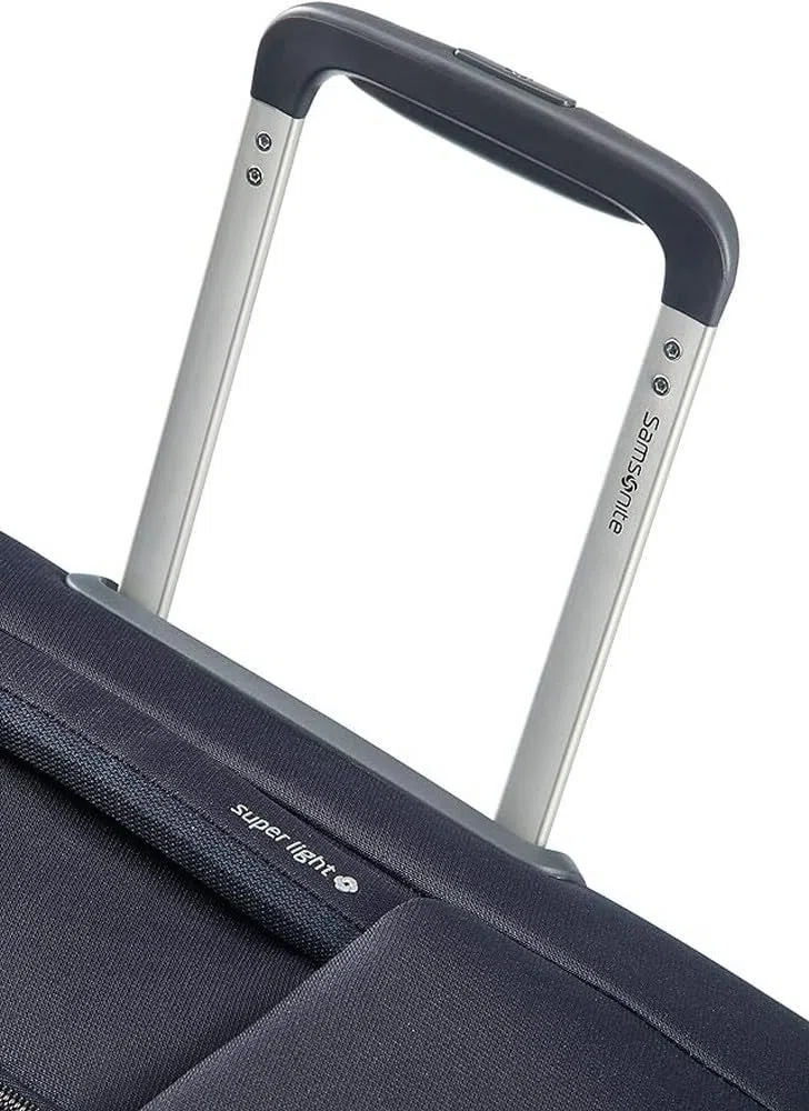 Samsonite Base Boost - Weichgepäck Koffer 78 cm Groß, Trolley Koffer mit 4 Rollen, TSA-Schloss, Leicht & Erweiterbar, 105 L, Blau (Navy Blue)