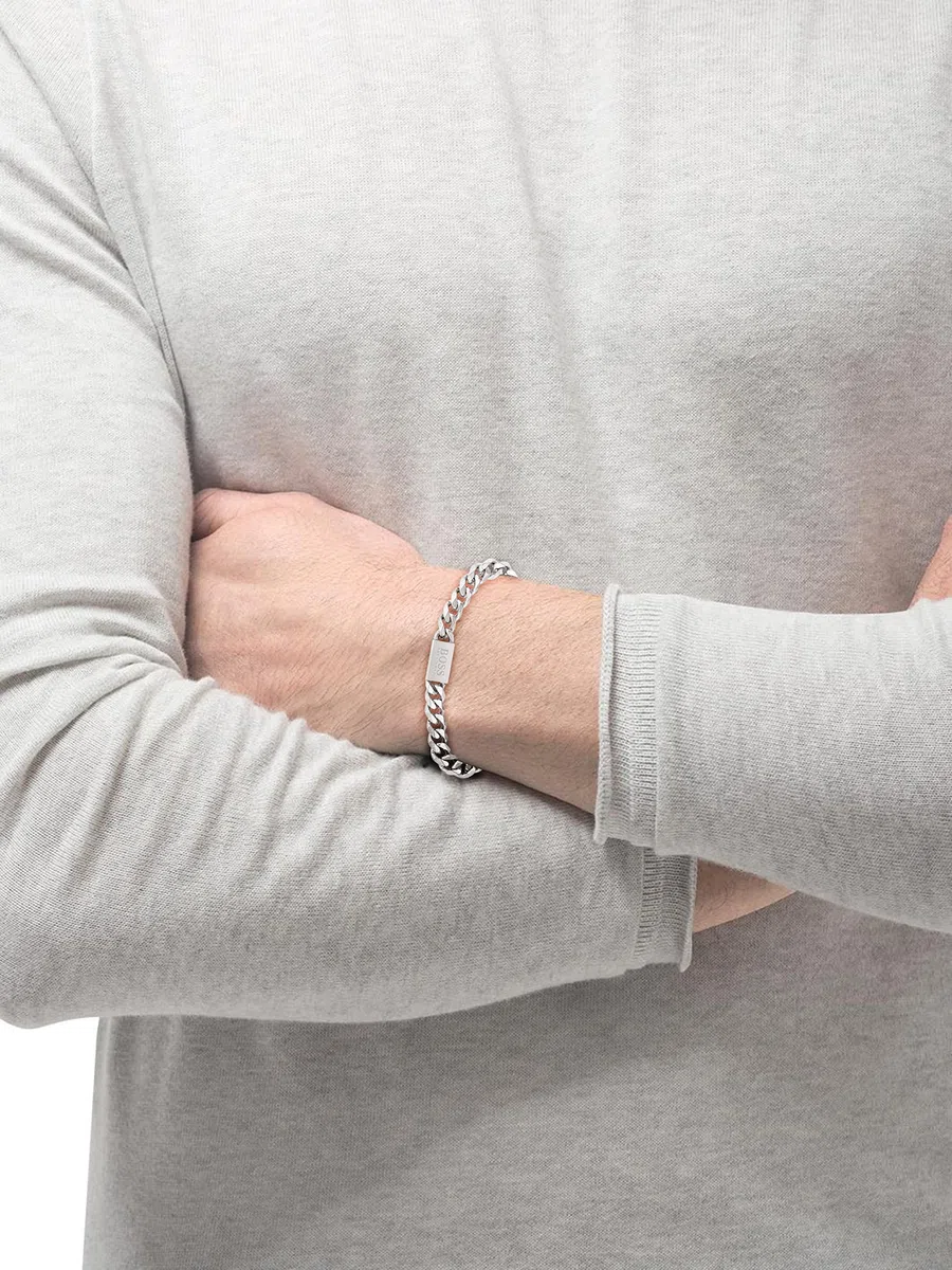 BOSS Jewelry Gliederarmband für Herren Kollektion CHAIN LINK verfügbar aus 2 Grösse