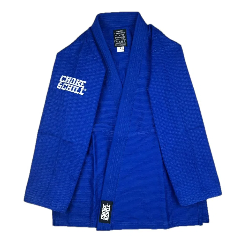 Choke&Chill BJJ Jiu Jitsu Einsteiger Anzug Gi - Blau