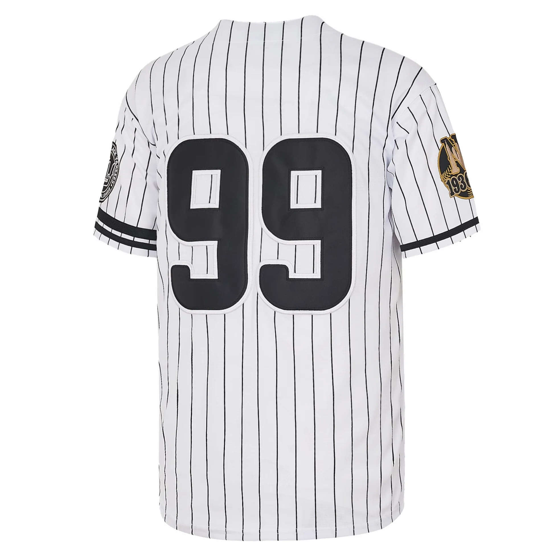 NY Jersey Herren New York 99 Baseball Trikots Shirts Hip Hop Button Down für Party Weihnachten Grau