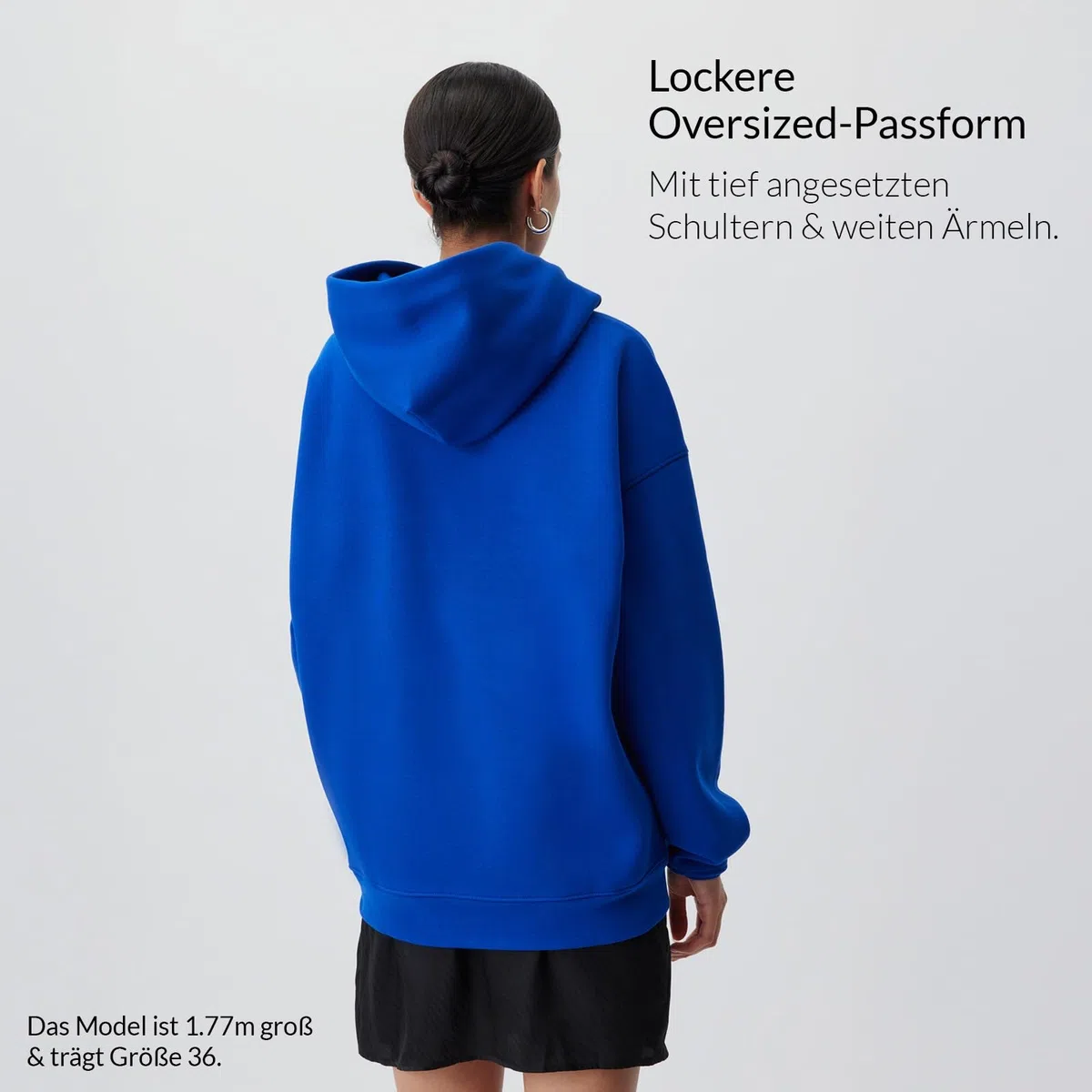 LeGer Abby Hoodie - Pullover Damen mit Kapuze - Oversized-Passform - Sweater aus Baumwolle - Mode für Damen - by Lena Gercke - Gr. 34-44