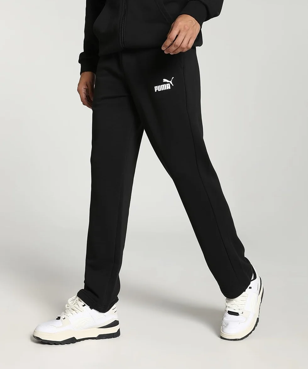 PUMA Herren ESS Logo Pants Tr Op SRL Hose, Puma Black, S Lang