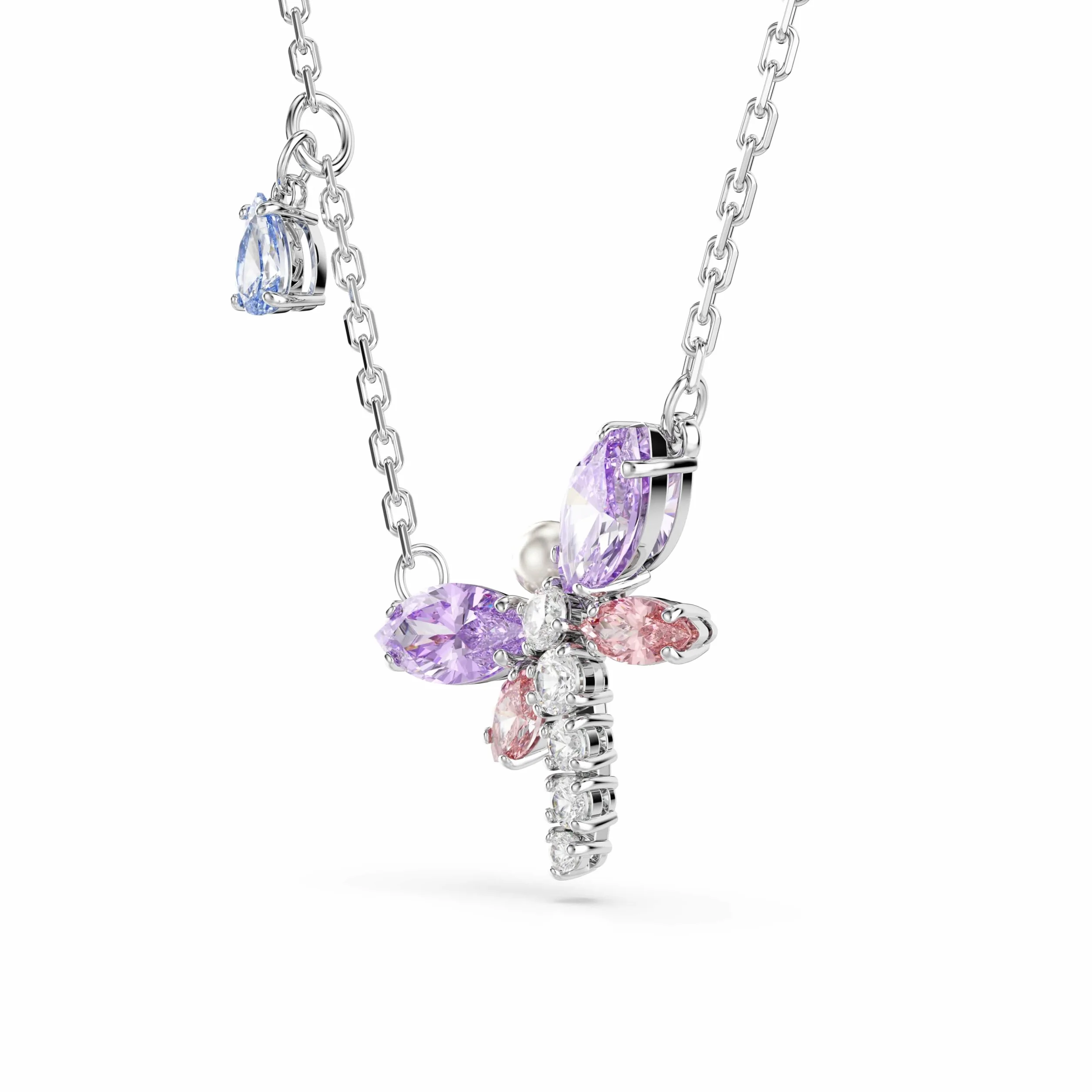 Swarovski Ariana Grande X Swarovski Kollektion, Gemischte Schliffe, Libelle, Rhodiniert