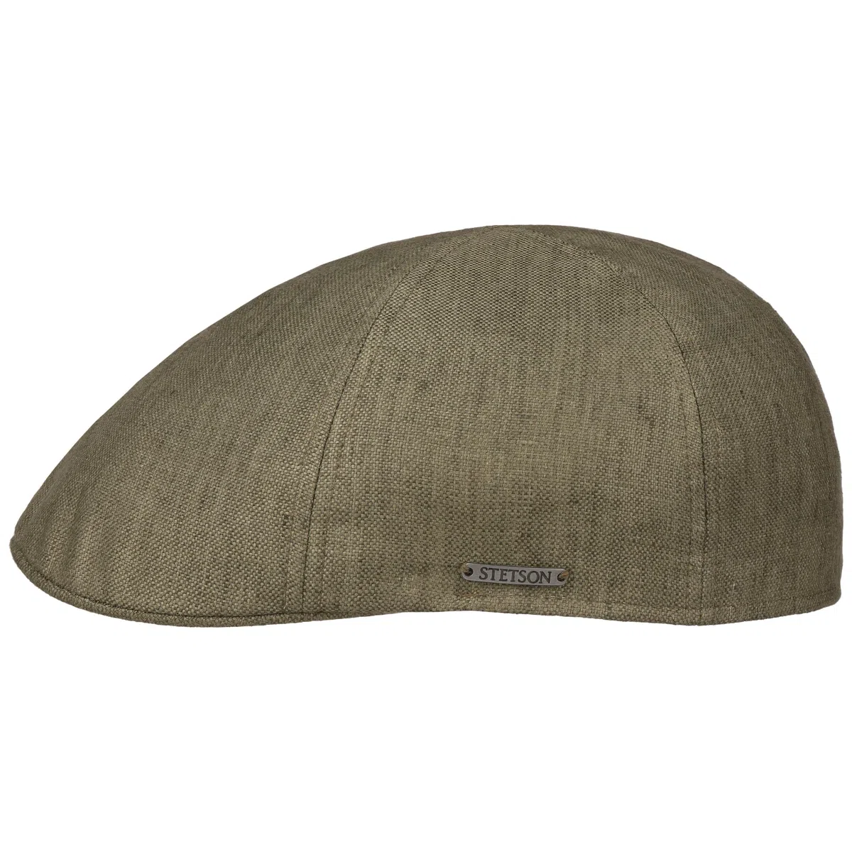 Stetson Texas Schirmmütze Flatcap meliert einfarbig Made in EU Damen und Herren Frühling Sommer