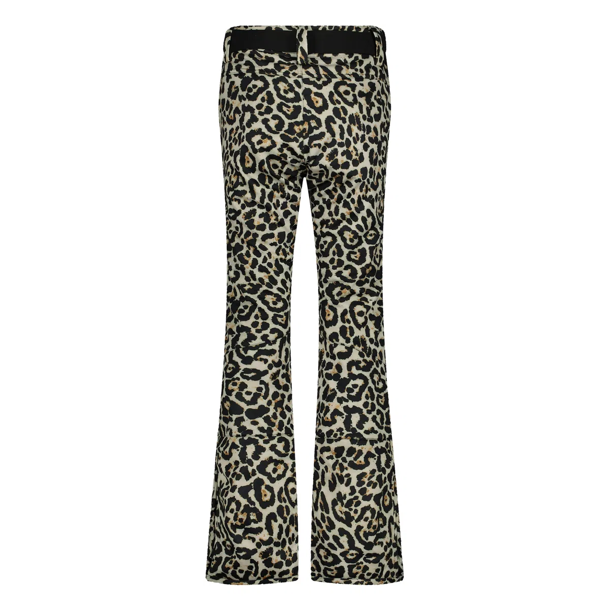 Damen Softshell Skihose - Leopard Print – Wasser- & Winddicht, Atmungsaktiv, Gefüttert – Stylische Ski- Softshellhose mit Panthermuster