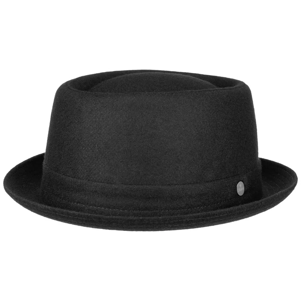 LIERYS Panno Wool Pork Pie Filzhut Temperaturregulierend Hut Made in Italy Damen Herren Herbst Frühling Fedora