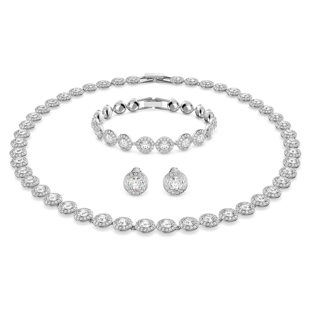 Swarovski Una Angelic Set Rundschliff weiß