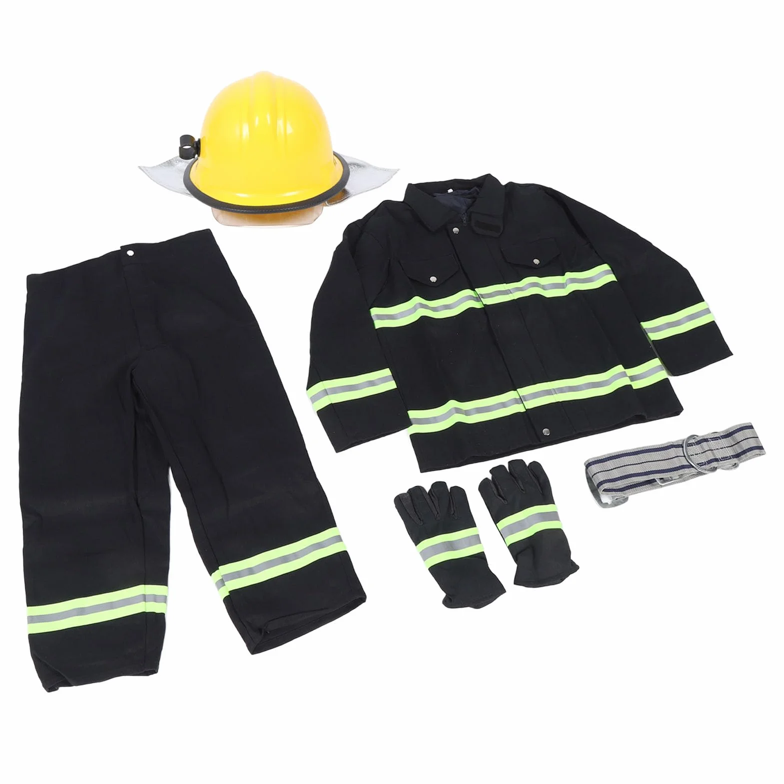 Flammhemmender Sicherheitsanzug, Wärmeisolierende Bekleidung aus Baumwolle mit Reflektierendem Streifen, Brandschutz für Industriearbeiter