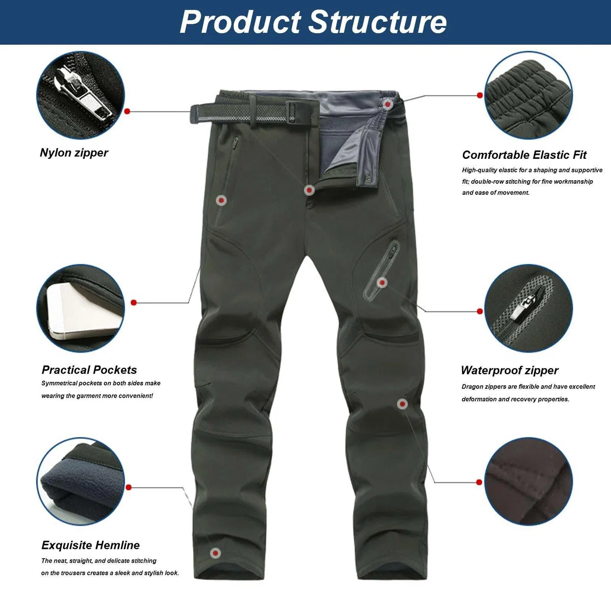 Skianzug Herren 2 Teilig Wasserdicht Warm Ski Anzug Männer Winter Kombi Winddicht Skibekleidung Schneeanzug Gefüttert Thermo Skijacke Skihose Outfit Atmungsaktiv Outdoor Snowboard Ausrüstung Snowsuit