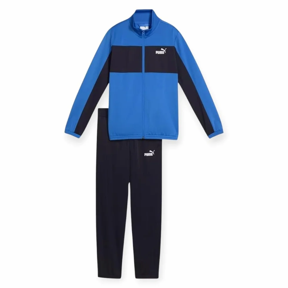 Puma Colourblock 687361-13 Trainingsanzug für Jungen, Blau