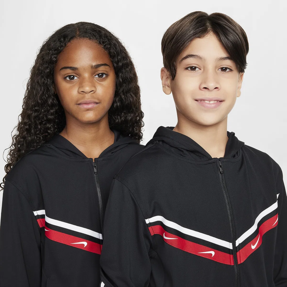 Nike Unisex Kinder K NSW Club+ Poly Fz Hoodie Jacket