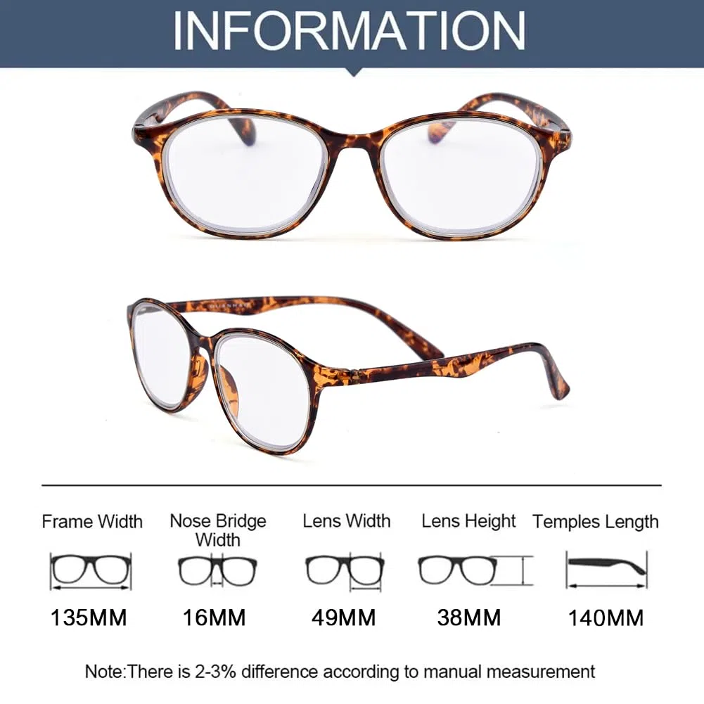 Lesebrille mit Blaulichtfilter für Damen und Herren, modischer TR90-Rahmen, Computer-Lesebrille, blendfreie Brille gegen Augenüberanstrengung, Schwarz, 2,0 x (Tee 1,0 x)