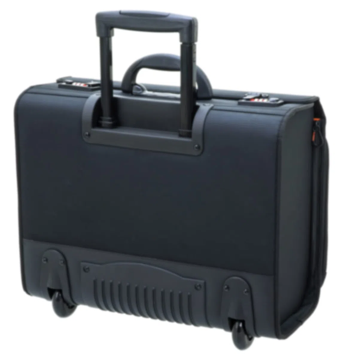 Aktenkoffer Pilotenkoffer Erweiterbar Rollen Akten Trolley Schwarz 47 cm