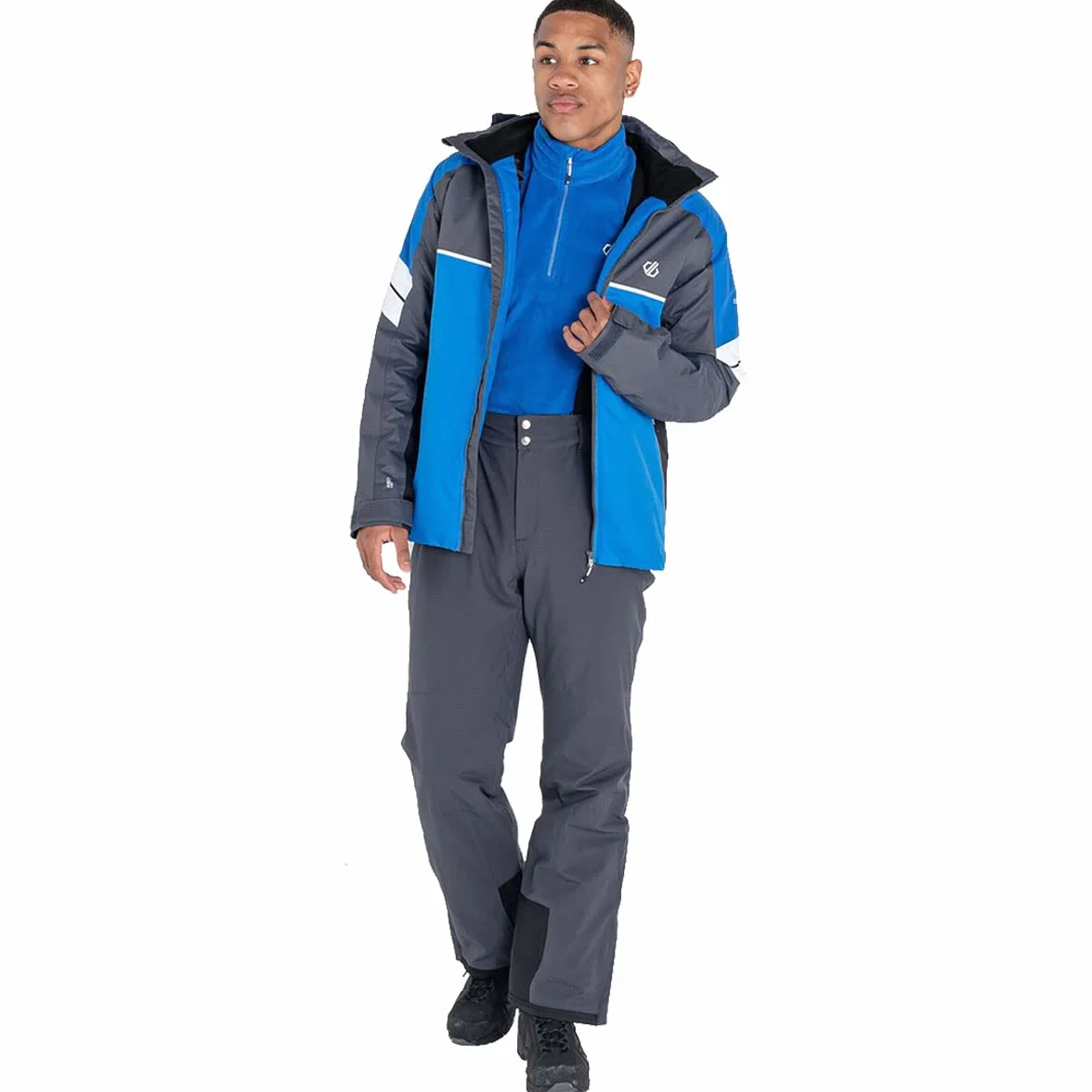 Dare 2b Latzhose für Herren, wasserdicht, Achieve II, Ebony Grey, Größe L