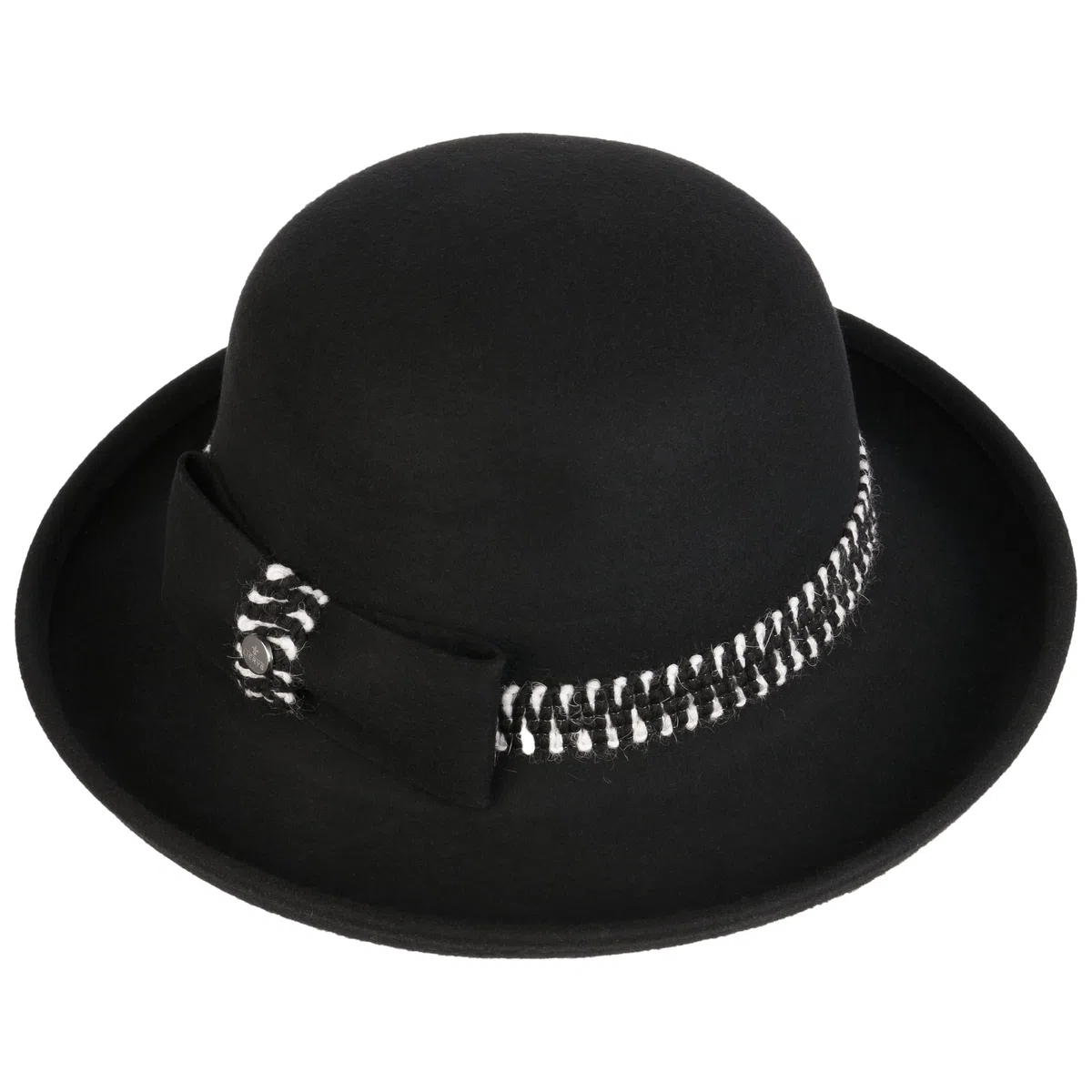 LIERYS Laretta Wollhut Damenhut Garniturband Made in Italy Herbst