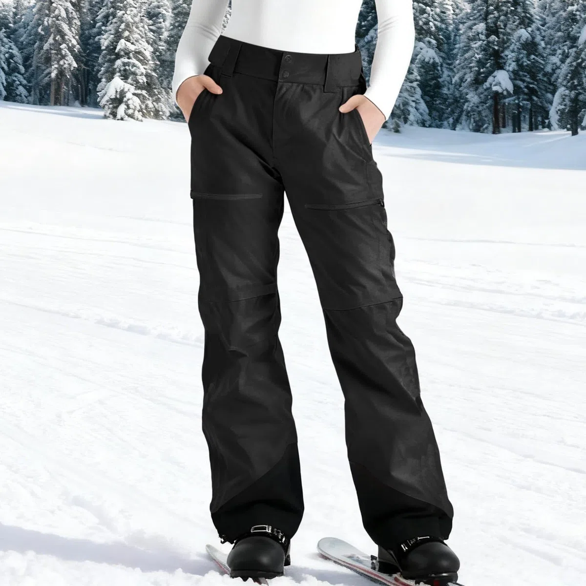 Schneeanzug Sport Und Outdoor Anzug Winddicht Warme Skianzug Ski Hose Outdoor-Sportarten Winter Skihose Wasserdicht Schneeanzüge Sport Im Herbst Winter