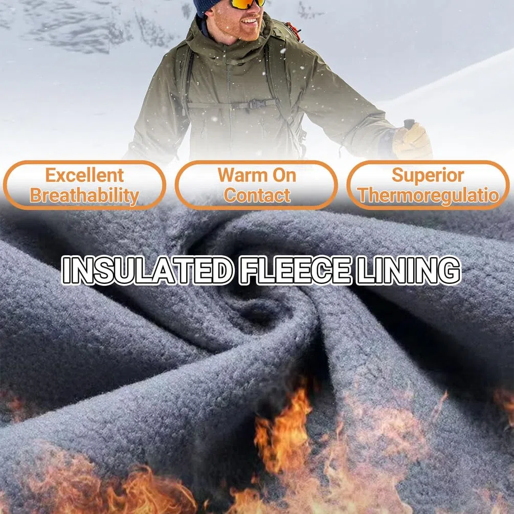 2-Teiliger Snowboard Schneeanzug Softshell Jacke FüR Herren MilitäRische Bekleidung, Kampfanzug Outdoor Skianzug Taktische Jacke Und Hose FüR Skifahren Outdoor Sport