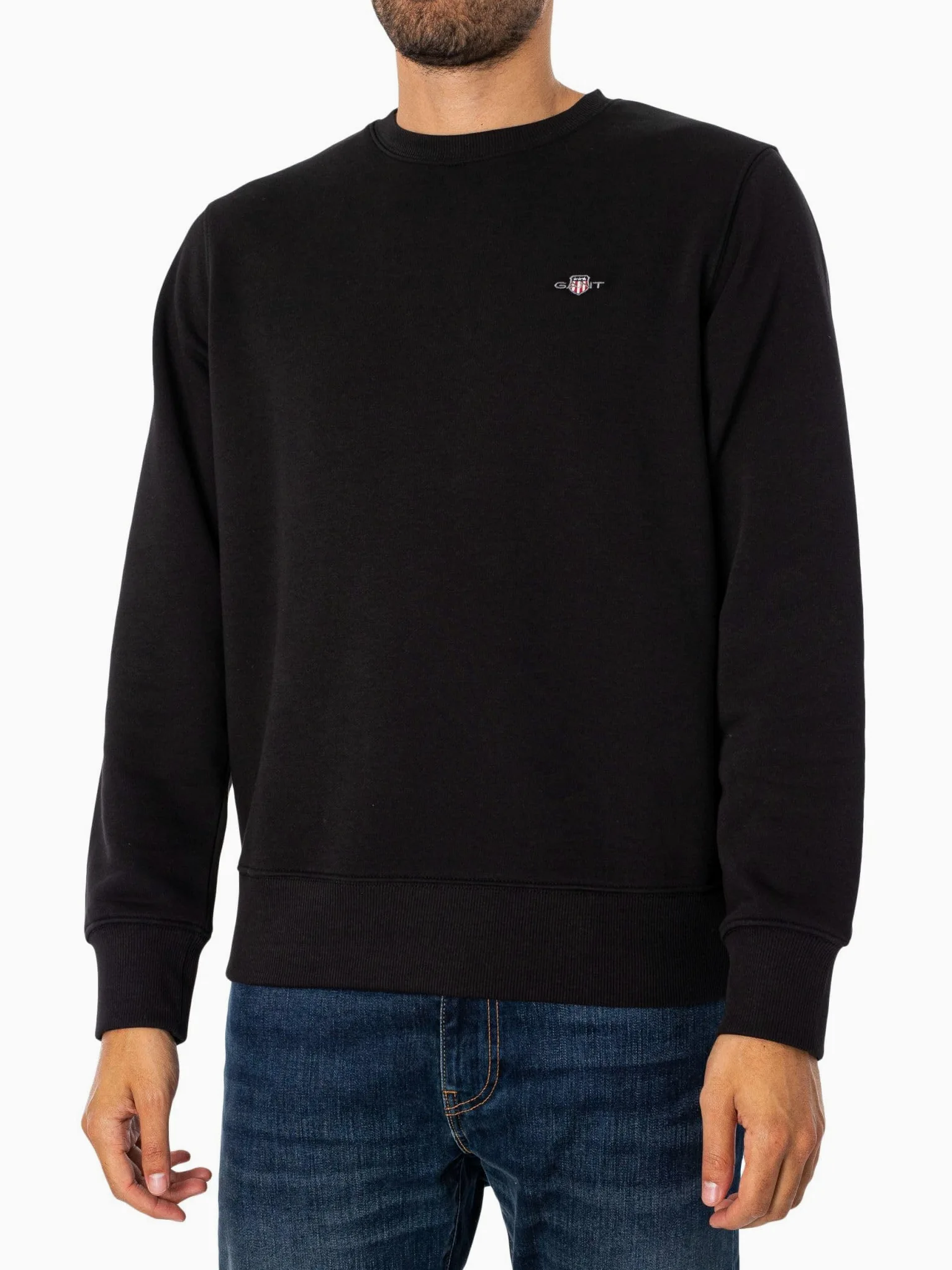 Gant Herren Reg Shield C-Neck Sweat Sweatshirt (1er Pack)