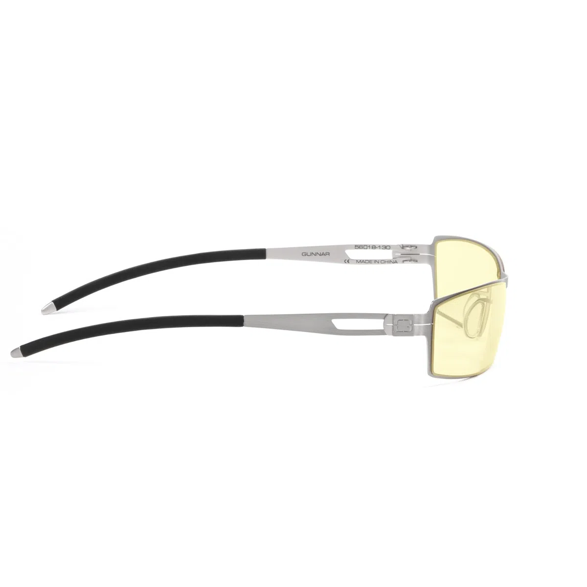 Gunnar Gaming- und Computerbrille - Sheadog, Mercury Rahmen, Amber Linsen - Blaulichtfilter Brille, Premium Blaufilter, UV-Schutz,