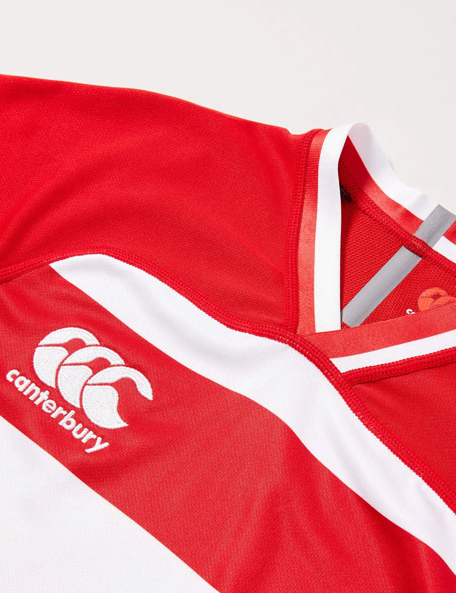 Canterbury Jungen Vapodri Evader Hooped Rugby Trikot (1er Pack)