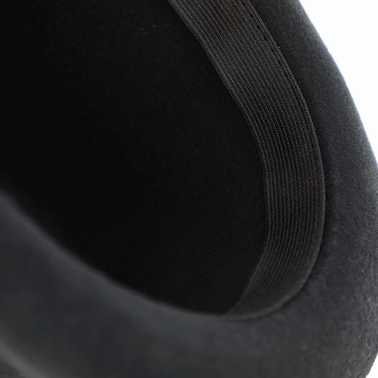 fiebig Melone mit Ripsband | Bowler Filzhut aus 100% Wolle für Damen und Herren | Klassischer Wollfilzhut Made in Italy