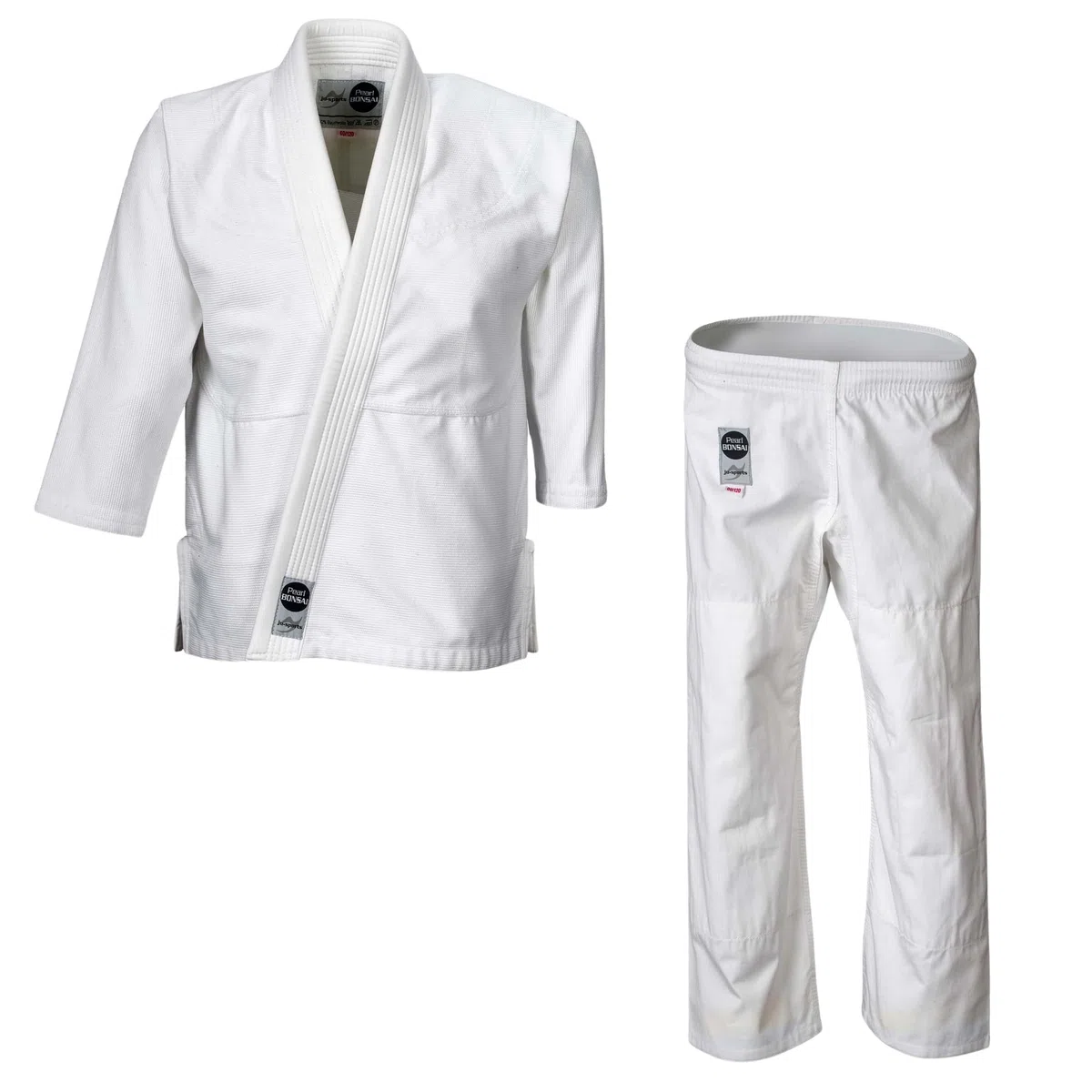Ju-Sports Ju-Jutsu Pearl Bonsai Kids I Leichter, schlanker Brazilian Jujutsu Anzug speziell für Kinder I BJJ Gi mit hochwertigem Finish I 100% Baumwolle