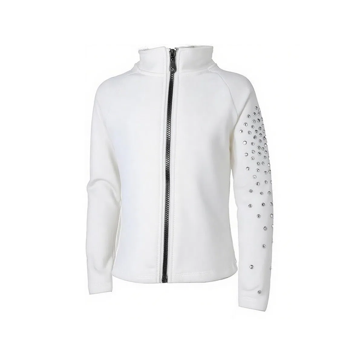 LIUHUO Mädchen Eiskunstlauf-Trainingsjacke – Elegantes belüftetes Übungs-Top