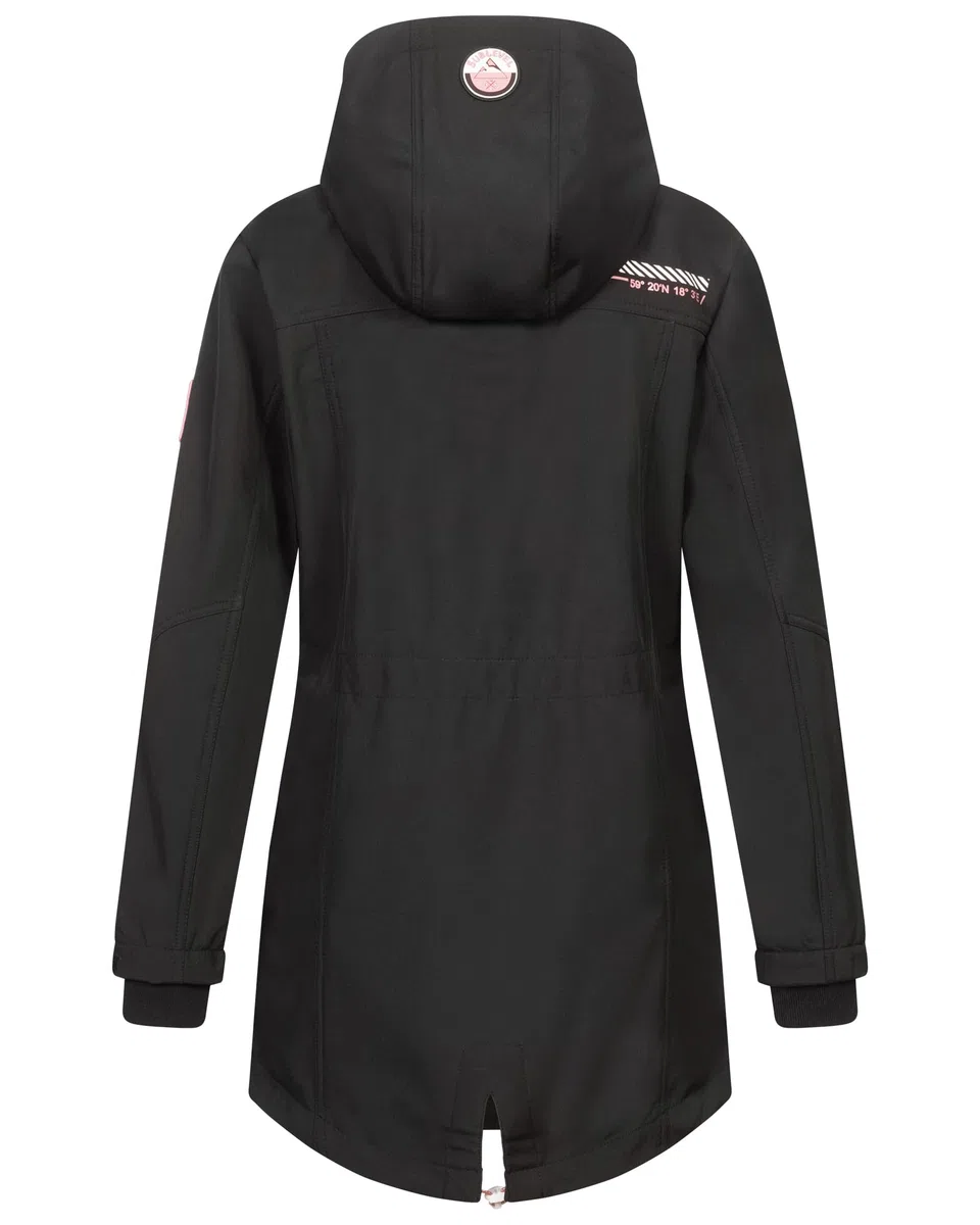 Damen Frühlings Jacke Softshell Outdoor Regen Übergangs Softshelljacke
