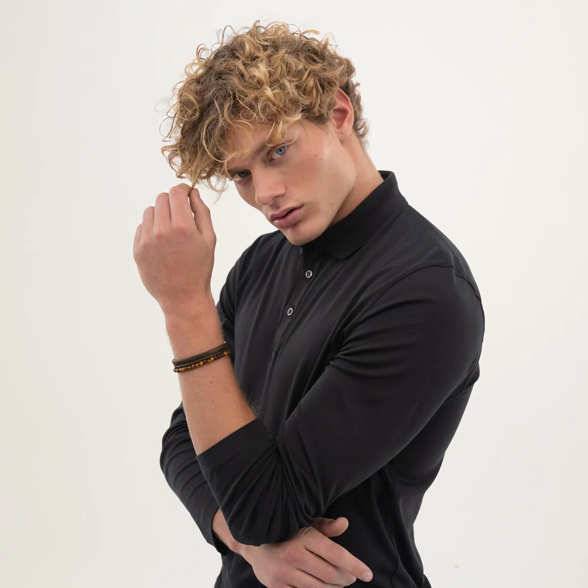 BOSS Jewelry Armband mit Schmuckperlen für Herren Kollektion SPHERE MIXED - Erhäntlich auch Schwarze oder Braune Farbe