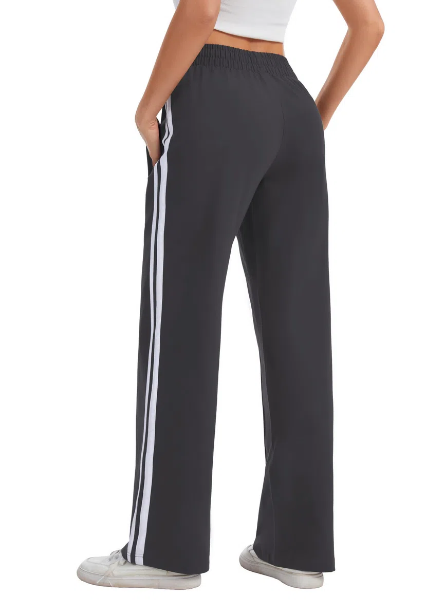 SAFORT Damen 71cm/76cm/81cm/86cm Jogginghose aus Baumwolle Sporthose weit Damen Freizeithose Sweathose Baggy mit Taschen für Alltag Causal