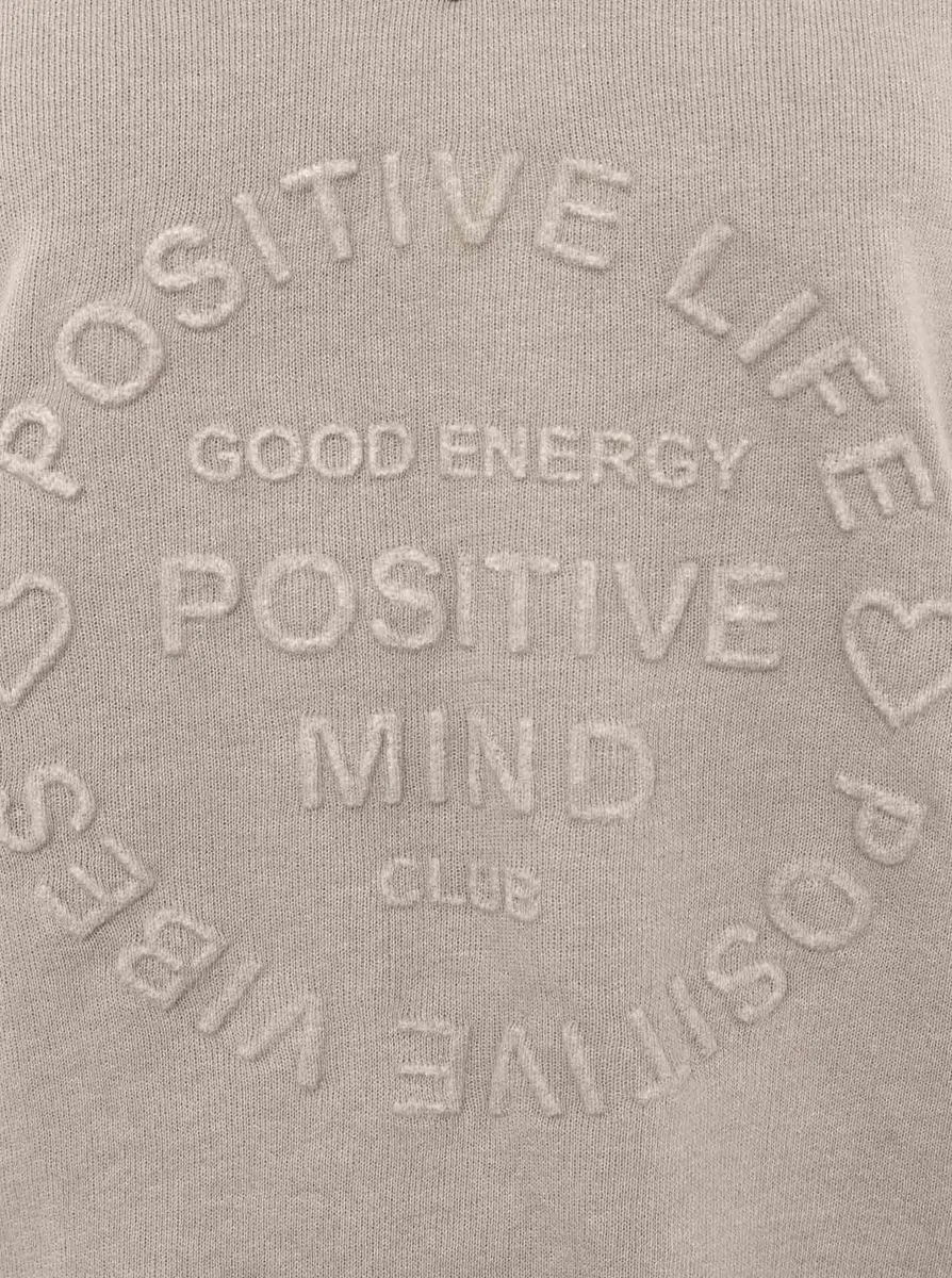 Zwillingsherz Sweatshirt Positiv für Damen Frauen – Hochwertiger Baumwoll Pullover Hoodie Pulli Langarm kuschelig weich Langarmshirt Oversized Sommer