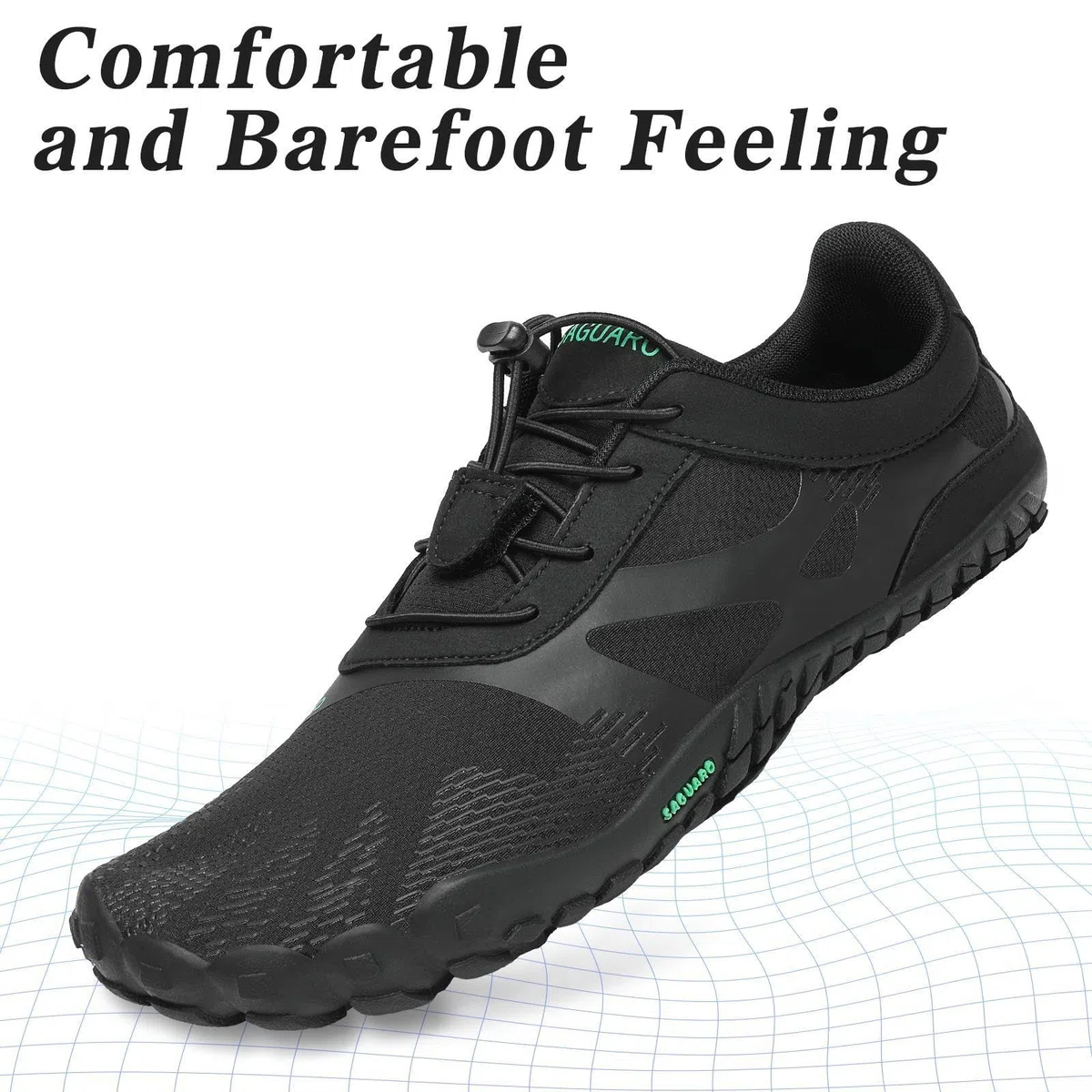 SAGUARO Unisex Barfußschuhe Traillaufschuhe Schnell Trocknend Wassersportschuhe, Gr. 36-50