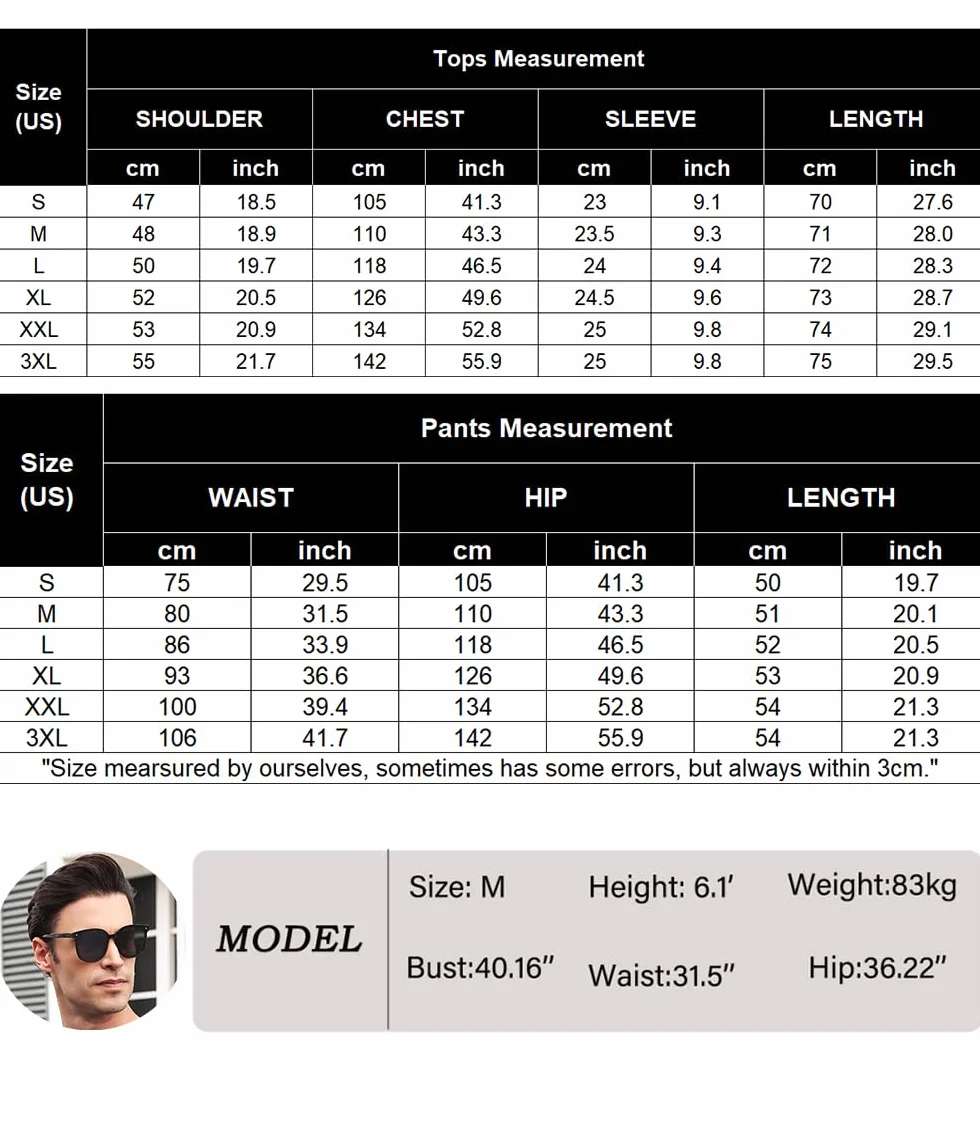 Herren 2-Teilig Waffelstrick Trainingsanzug Set Kurzarm T-Shirt & Shorts Freizeit Sommer Loungewear Outfit