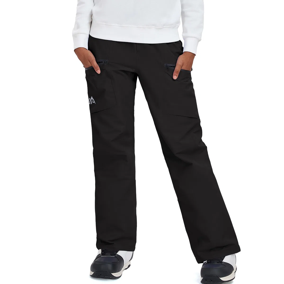 HOTIAN Damen Skihose Schneehose Wasserdicht Winddicht Hosenträgerhose Atmungsaktive Outdoorhose Winter Warme Snowboardhose Skilanglaufhos