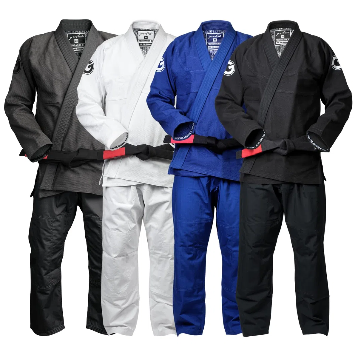 Gold BJJ Foundation Gi - Pearl Weave Jiu Jitsu Gi für Damen und Herren - IBJJF Competition Legal BJJ Gi