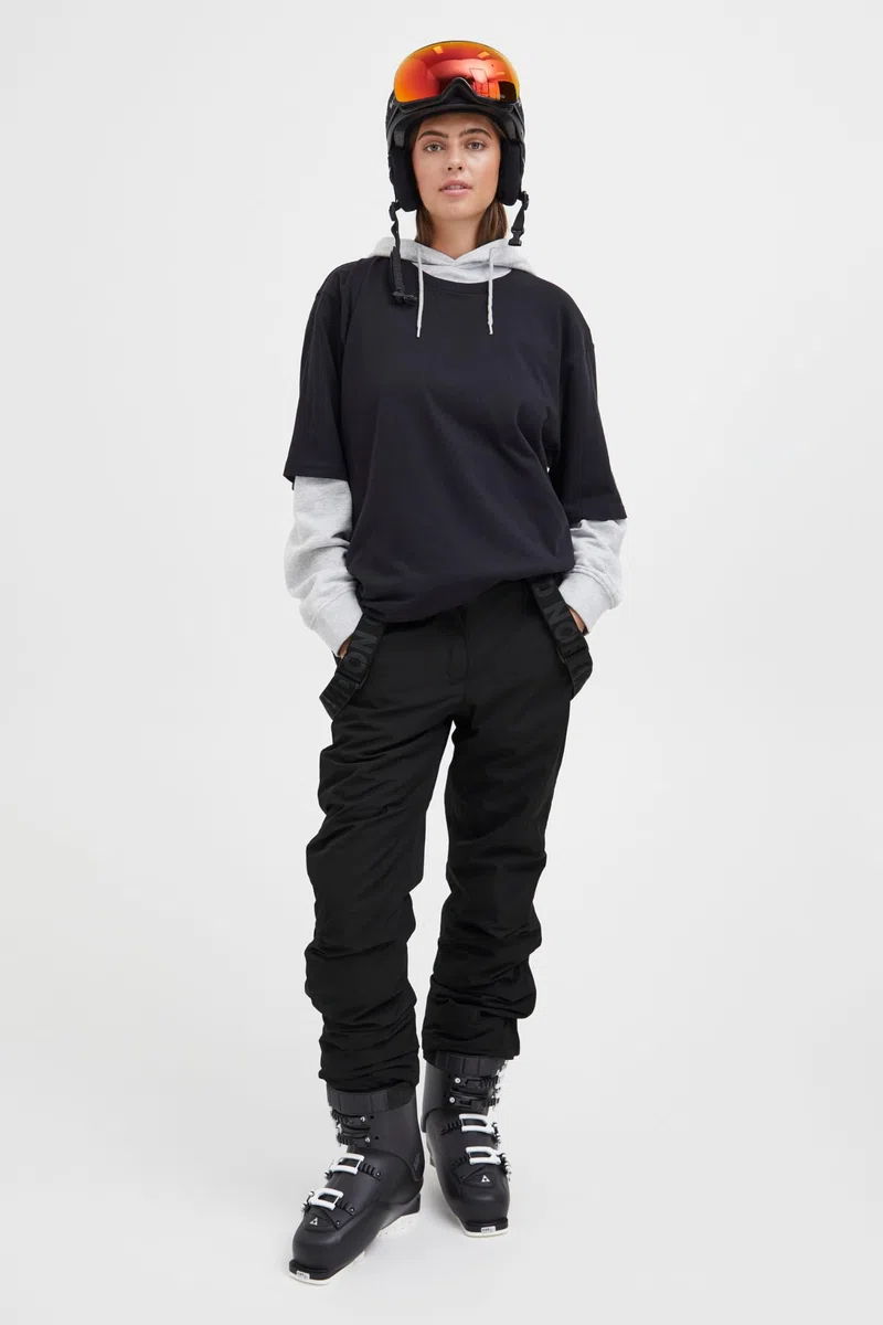 NBHildi Damen Skihose wasserdicht Winddicht atmungsaktiv Schneehose Winterhose mit Wassersäule 10000mm W-PRO Wetterschutzsystem