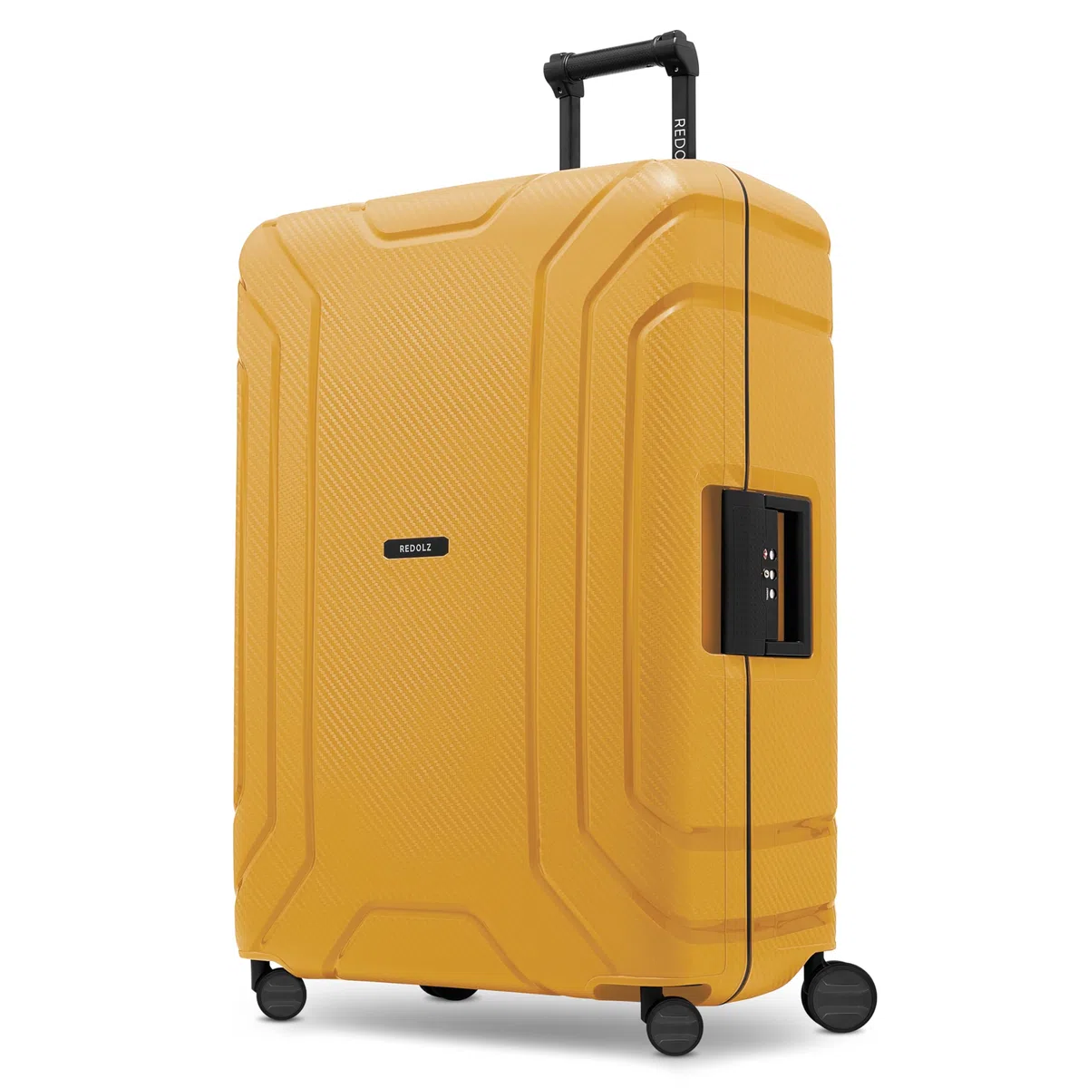 REDOLZ Hartschalen Check-in Koffer ohne Reißverschluss | 3-Punkt-Verschluss-System | Großer XL Trolley 53 x 28 x 75 cm aus hochwertigem Polypropylen Material | 4-Rollen & TSA-Schloss (Essentials 15)