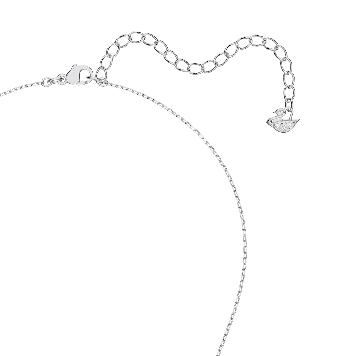 Swarovski Stilla Attract Set, Tropfenschliff, Weiß, Rhodiniert