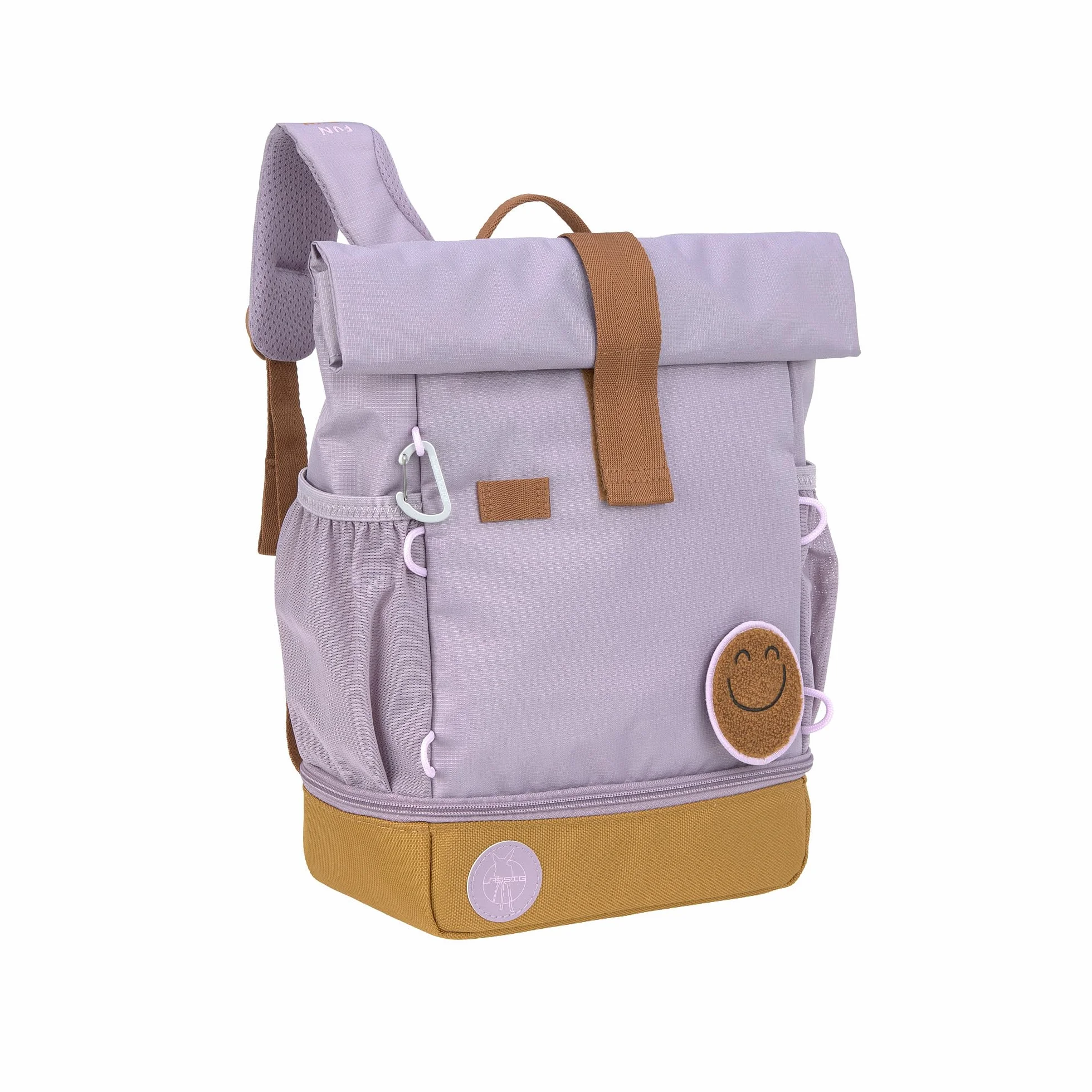 LÄSSIG Kindergartenrucksack Kinderrucksack Rolltop mit Brustgurt wasserabweisend, 11 Liter/Mini Rolltop Backpack