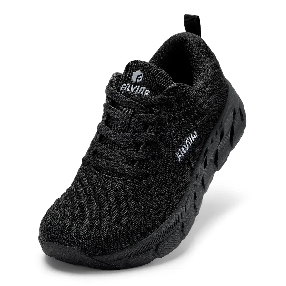 FitVille Damen Laufschuhe Weit Turnschuhe Atmungsaktiv Sportschuhe Leichte Joggingschuhe Sneaker Bequeme Walking Schuhe
