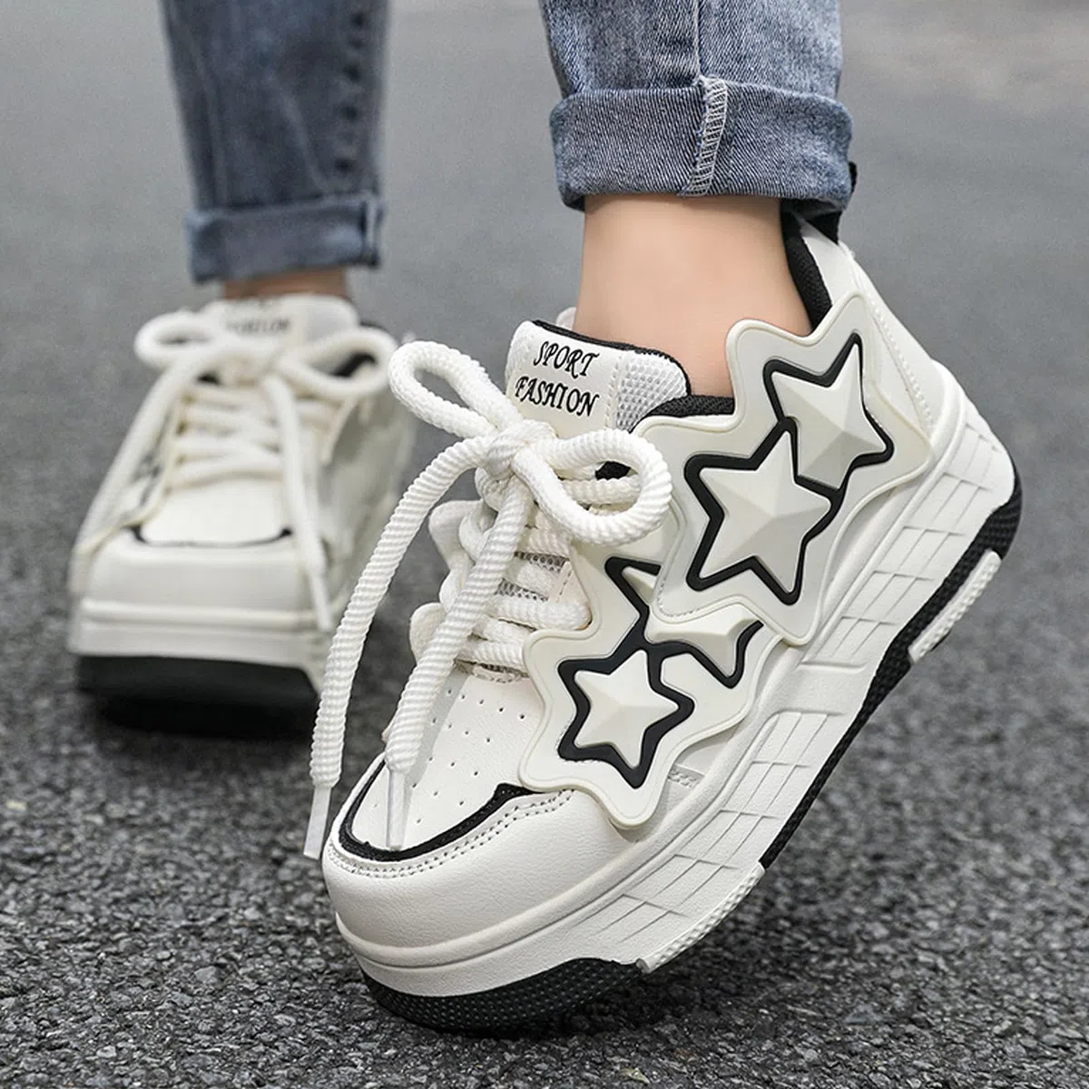 Hixingo Kinder Schuhe mit Rollen, Rollschuhe Schuhe für Mädchen, Abriebfest Skateboardschuhe 2-in-1-Multifunktional Sneaker 30-40 EU
