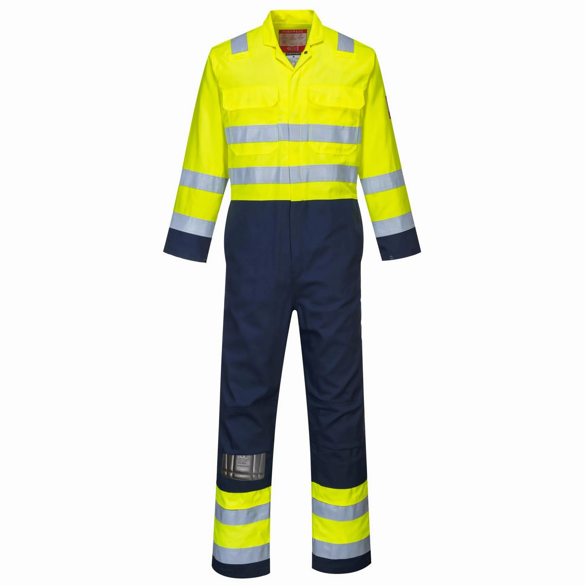 Portwest Workwear Hi-Vis Anti-Static Bizflame Pro Coverall - BIZ7 - EU / UK