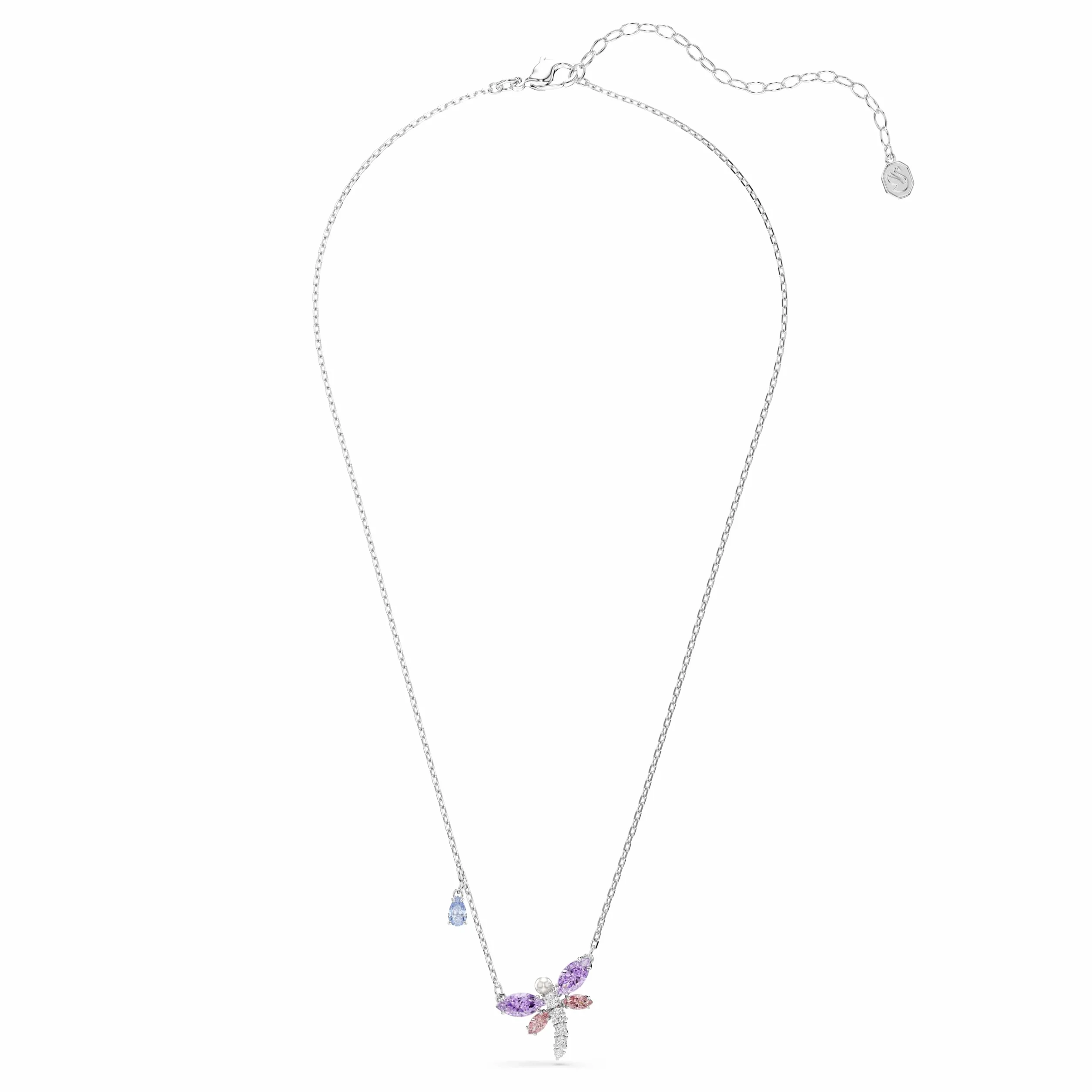 Swarovski Ariana Grande X Swarovski Kollektion, Gemischte Schliffe, Libelle, Rhodiniert