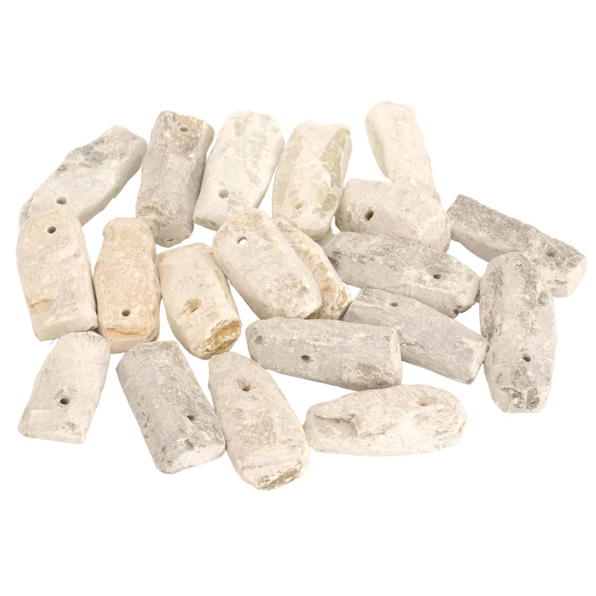 artdee® Speckstein Amulettsteine mit Loch (20 Stück) – Asbestfreie Speckstein Rohlinge zum Schnitzen – Handgefertigte Schmuckanhänger & Halsschmuck selbst gestalten – Set für Kinder & DIY