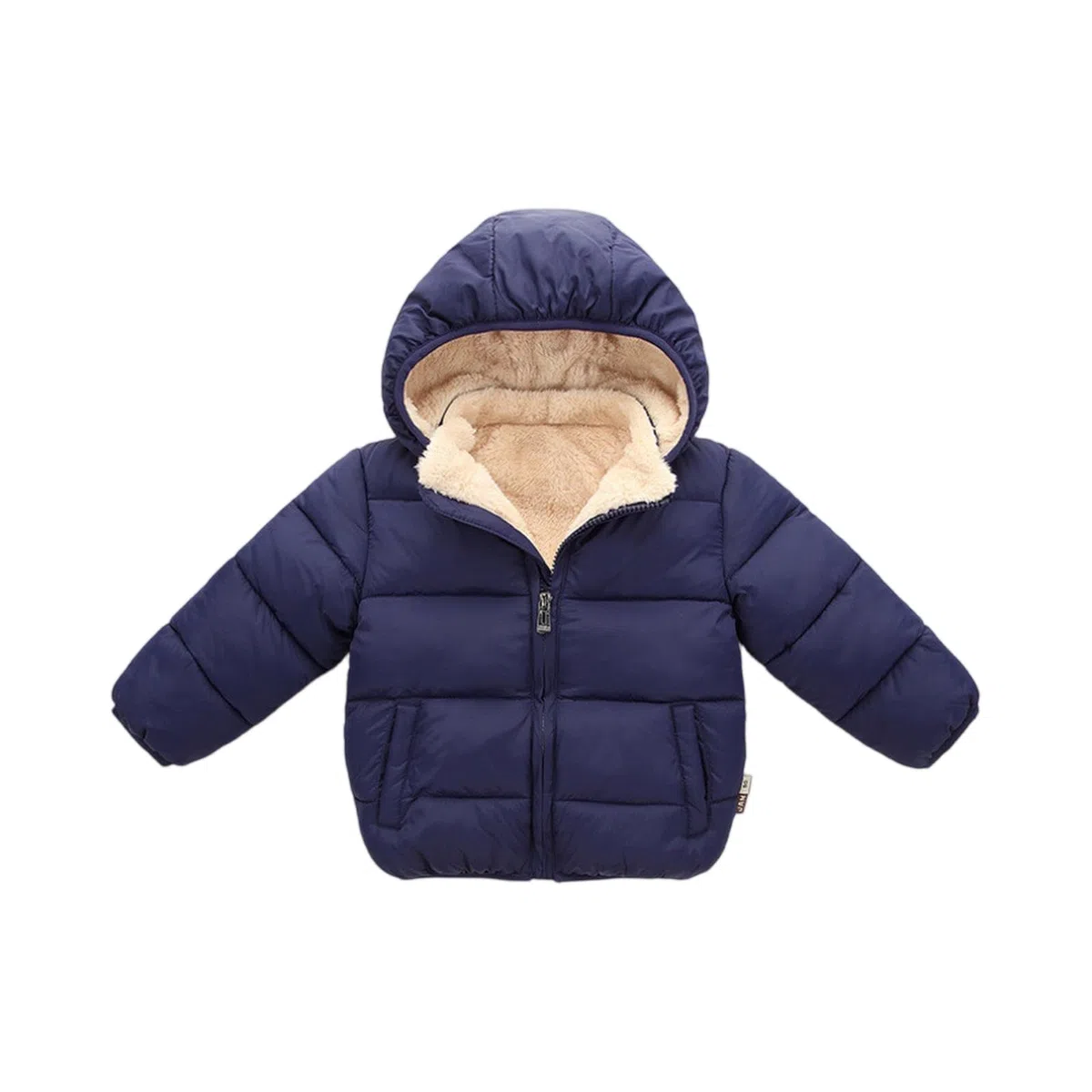 Steppjacke Mädchen mit Kapuze Winterjacke Kinder Jungen Warm Puffer Jacke Gefüttert Wintermantel Teddyfutter Fleecejacke Kleinkinder Daunenjacke Winter Steppmantel Outdoor Kinderjacken