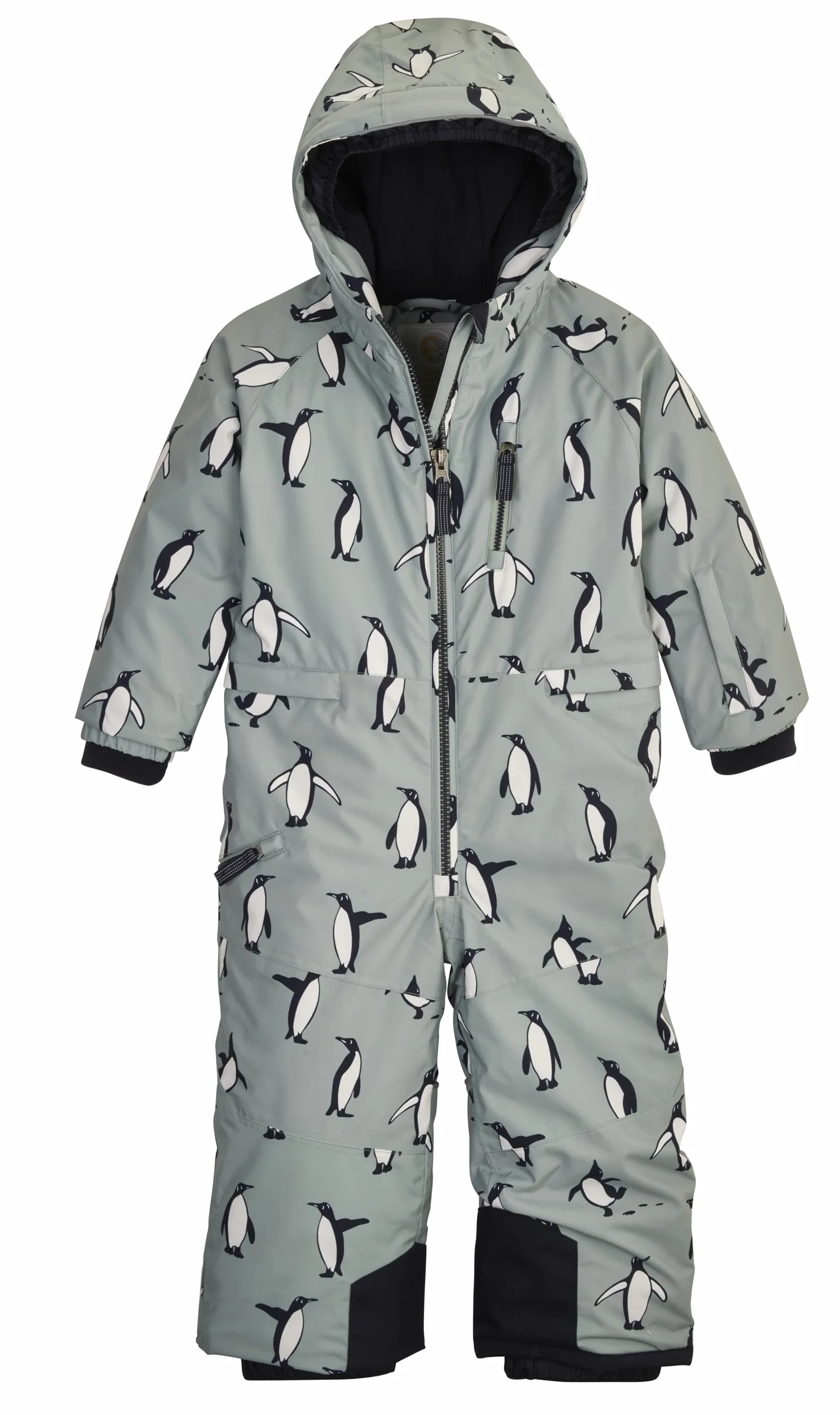 first instinct by killtec Kinder Skioverall/Schneeanzug mit Kapuze FISW 26 MNS ONPC, stahlmint, 98, 42104-000