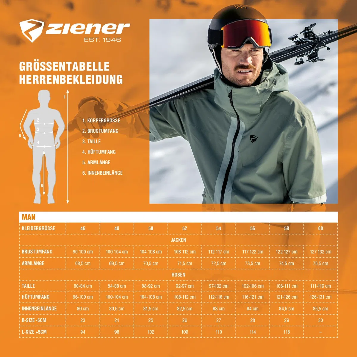 Ziener Herren Tafar Ski-Jacke/Snowboard-Jacke | atmungsaktiv, wasserdicht (1er Pack)