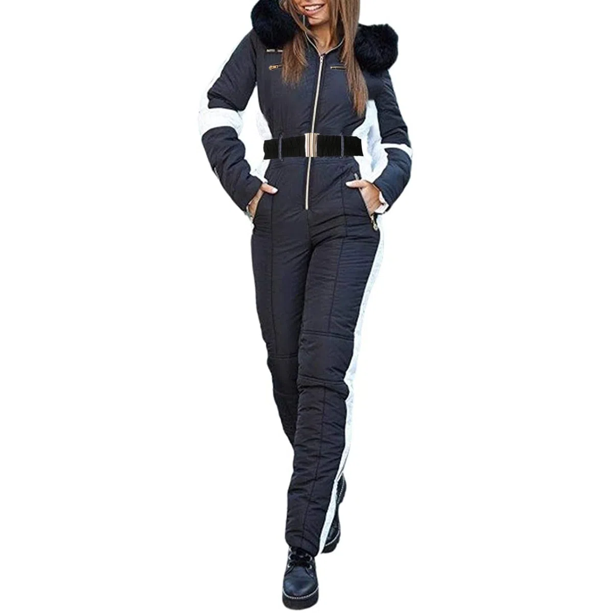 Schneeanzüge für-Damen Warme Skibekleidung Schneeoverall Damen Schneeanzug Einteiler Winteranzug Skianzug Skioverall Winter Jumpsuit Ski Set